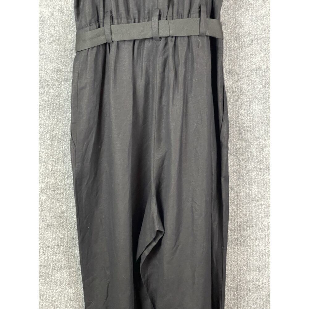 LOFT Women’s Size 8p Linen/Viscose Blend‎ Halter Jumpsuit Workwear Vacation - Picture 7 of 11
